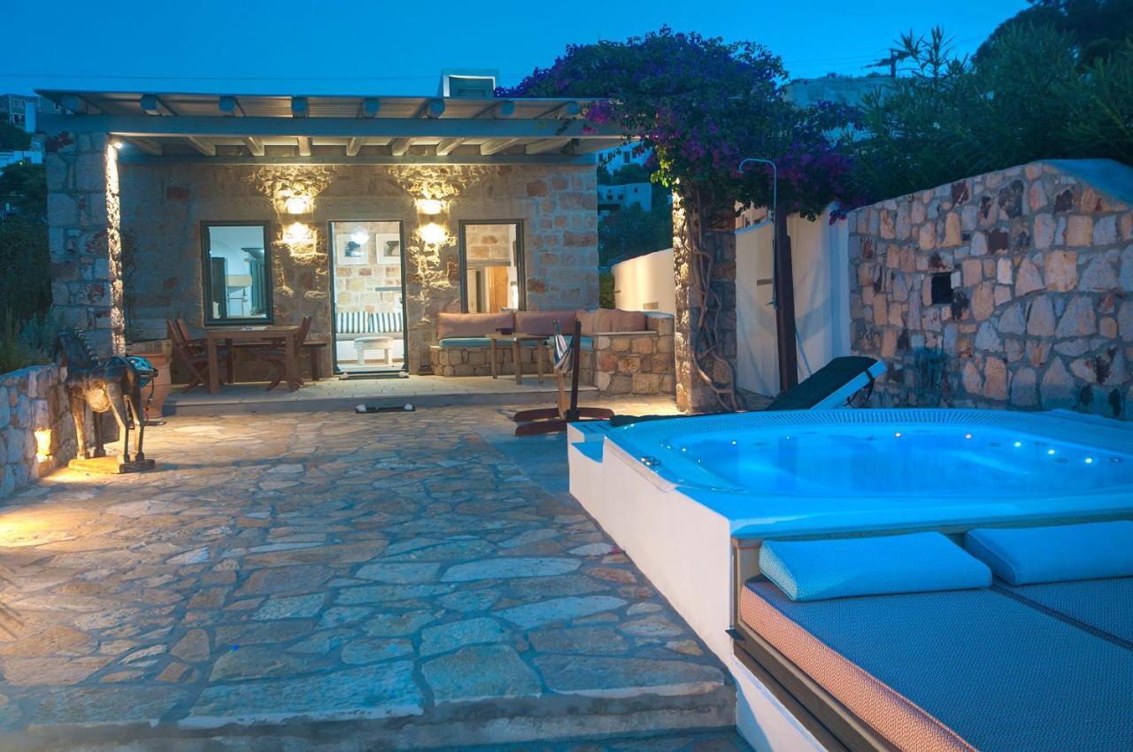 Patmos Exclusive Villas Skála Eksteriør billede