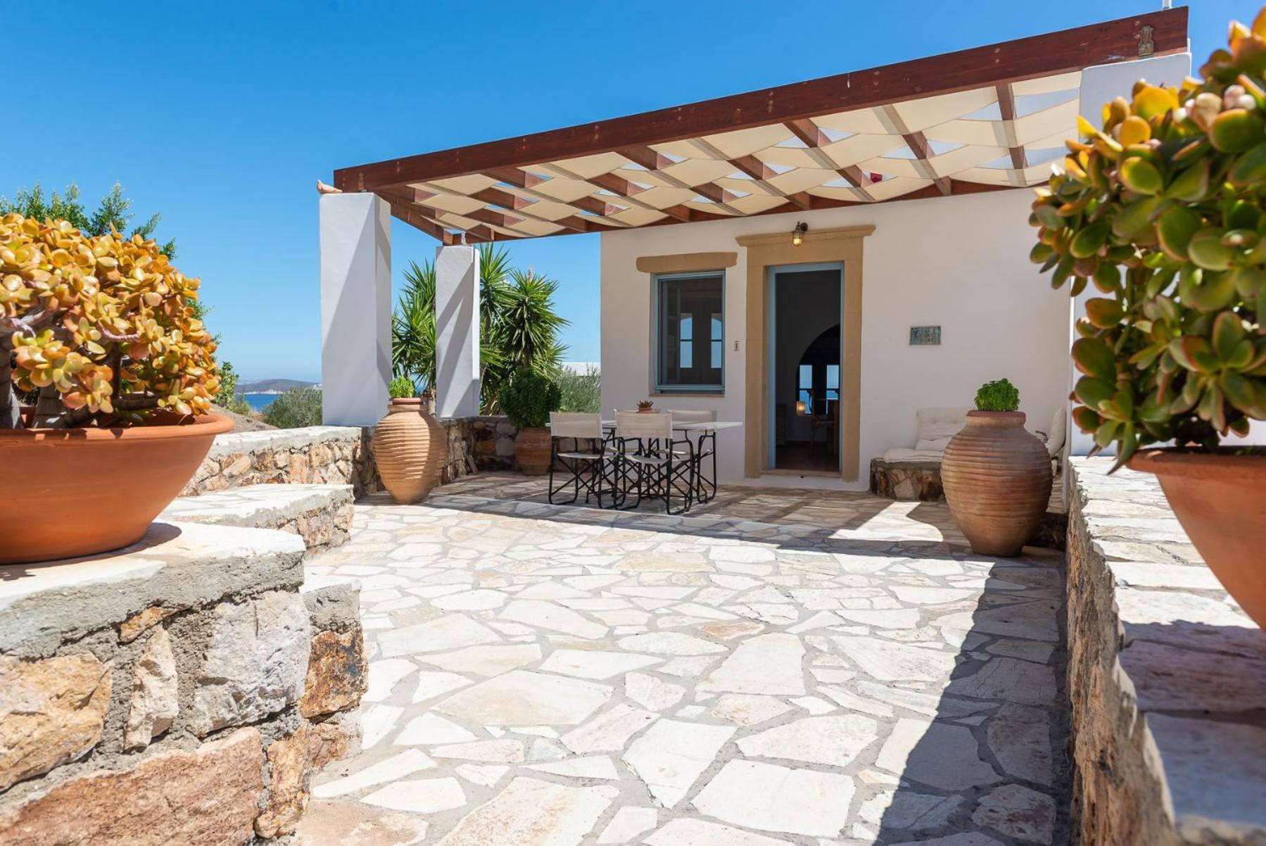 Patmos Exclusive Villas Skála Værelse billede